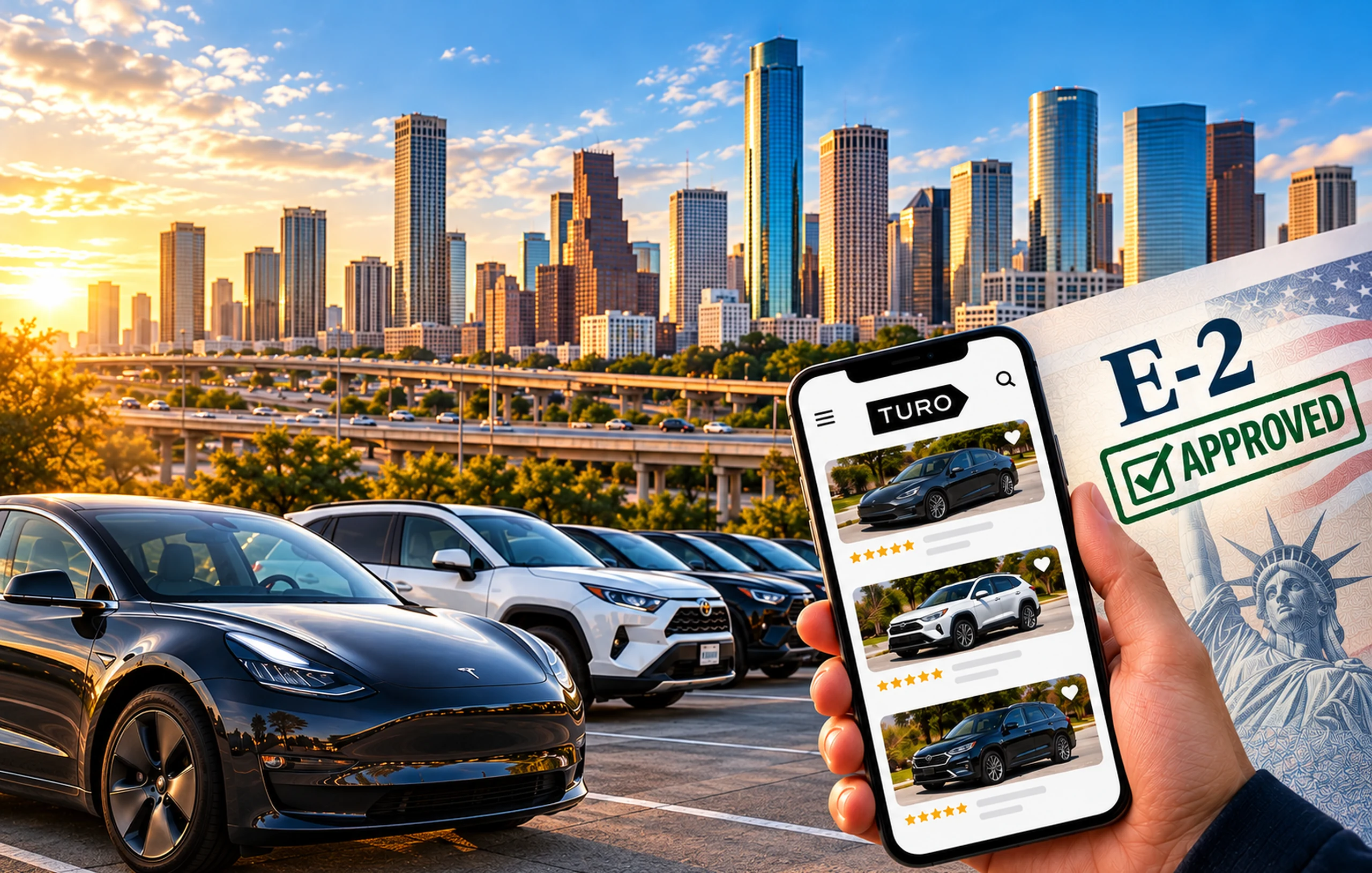 E-2 Treaty Investor approved for a Turo-based vehicle rental business